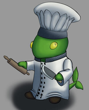 A Tonberry who works as an actual chef